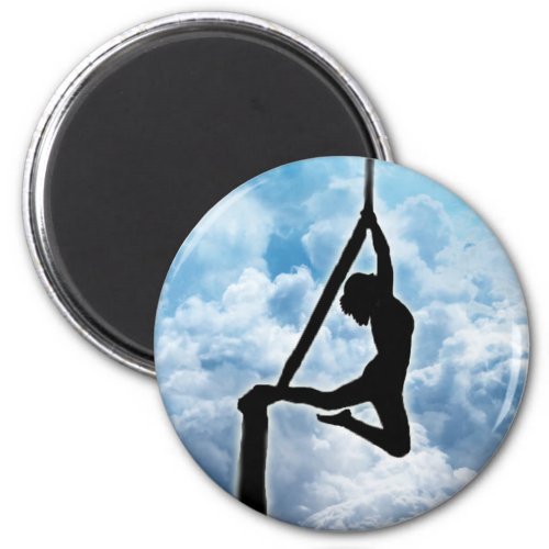 Aerial Silks in the Clouds Magnet