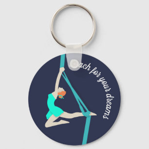 Aerial Silks Keychain