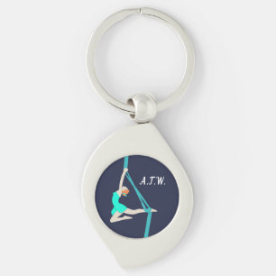 Aerial Silks Keychain