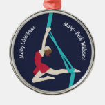 Aerial Silks Metal Ornament