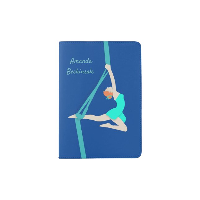 Aerial Silks Passport Holder (Front)