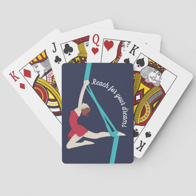 Aerial Silks Poker Cards (Back)