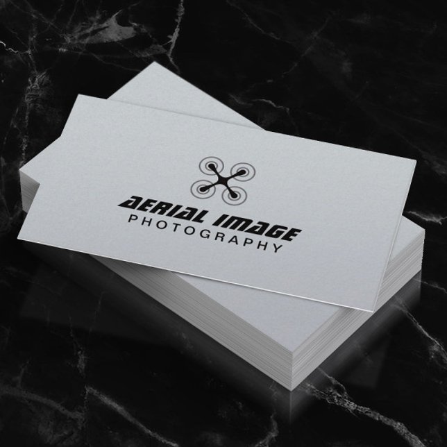 Aerial Video & Photography Drone Service Business Card (Creator Uploaded)