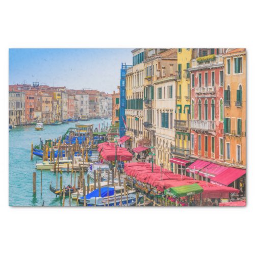 Aerial View Grand Canal of Venice Italy Tissue Paper