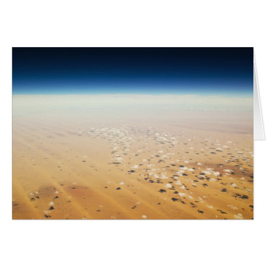 Aerial view of a desert cards (Front Horizontal)