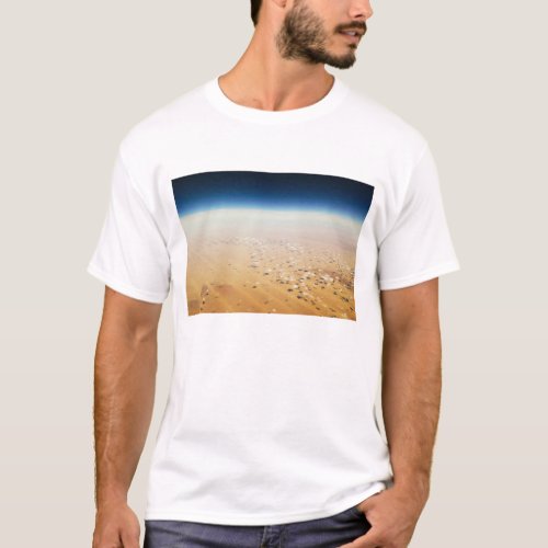 Aerial view of a desert T_Shirt