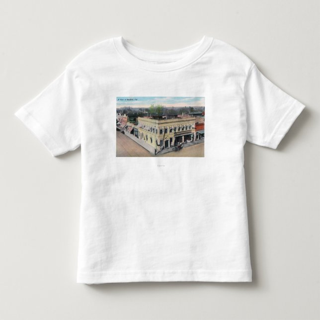 Aerial View of a Hanford Street Corner Toddler T-shirt (Front)