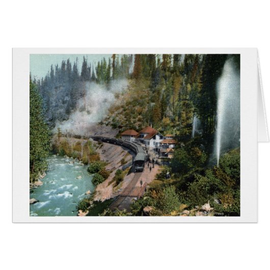 Aerial View of a Train Station (Front Horizontal)