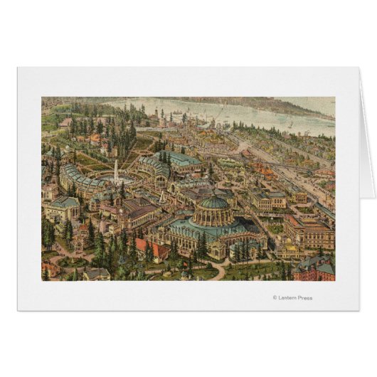 Aerial View of Alaska Yukon Pacific Expo (Front Horizontal)