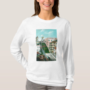Aerial View of Angels Flight Trolley T-Shirt
