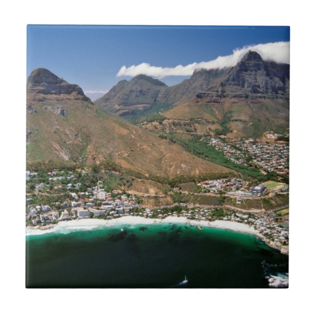 Aerial View Of Atlantic Seaboard Showing Clifton Ceramic Tile (Front)