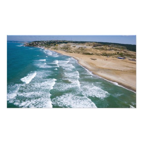 Aerial view of Black Sea coast of Istanbul Photo Print