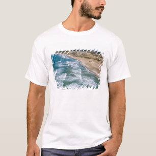 Aerial view of Black Sea coast of Istanbul, T-Shirt