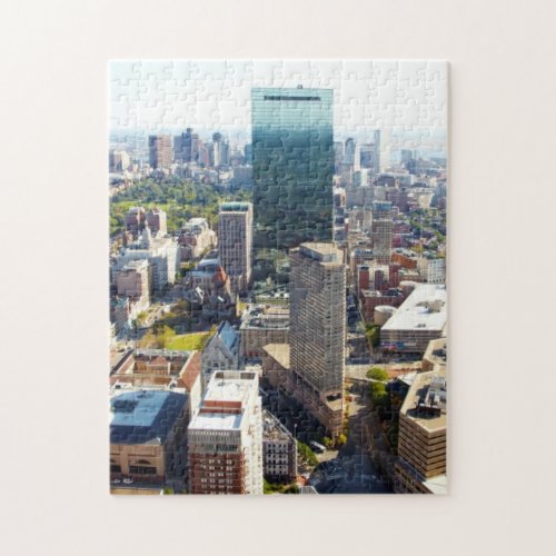 Aerial view of Boston 2 Jigsaw Puzzle