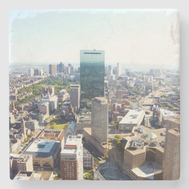 Aerial view of Boston 2 Stone Coaster (Front)