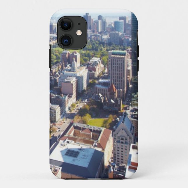Aerial view of Boston Case-Mate iPhone Case (Back)