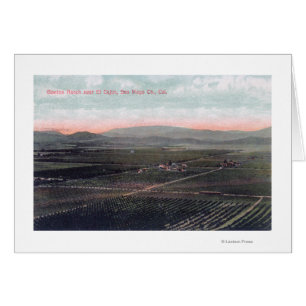 Aerial View of Boston Ranch in San Diego County Cards
