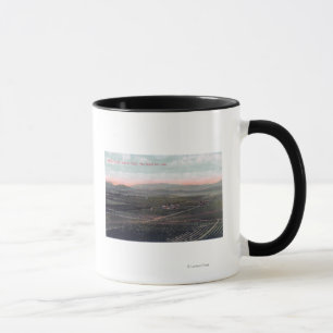 Aerial View of Boston Ranch in San Diego County Mug