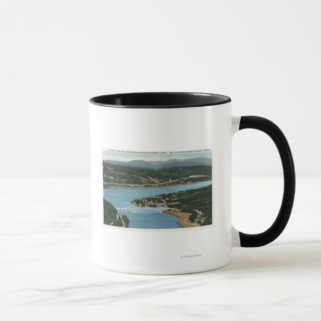 Aerial View of Bridge of the Gods Mug (Right)