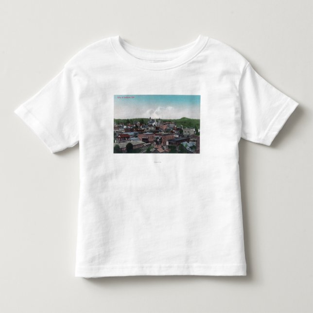 Aerial View of City # 2Jackson, CA Toddler T-shirt (Front)