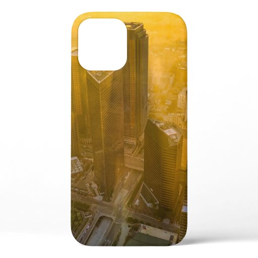 AERIAL VIEW OF CITY BUILDINGS DURING DAYTIME iPhone 12 CASE