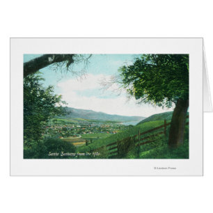 Aerial View of City from the Hills Cards
