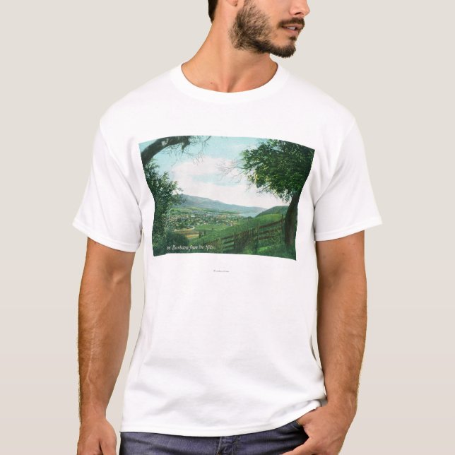 Aerial View of City from the Hills T-Shirt (Front)