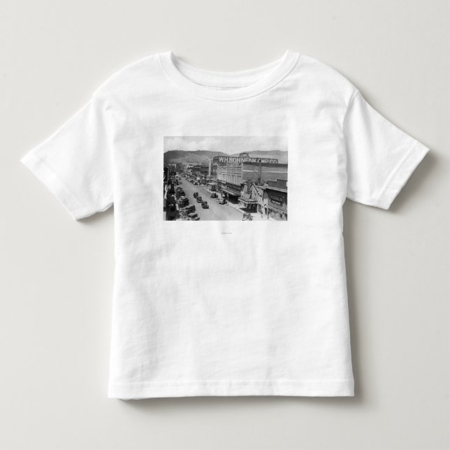 Aerial View of City StreetLa Grande, OR Toddler T-shirt (Front)