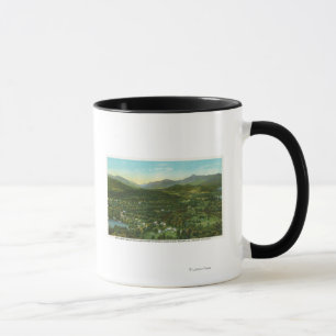Aerial View of City with Hurrican Mountain Mug