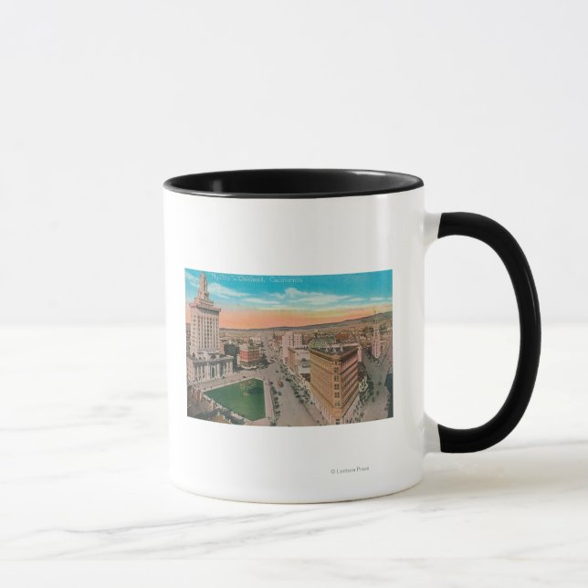 Aerial View of CityOakland, CA Mug (Right)