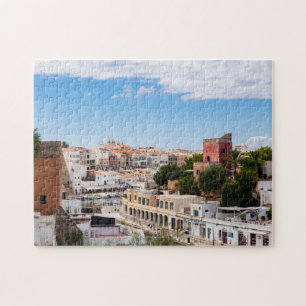Aerial view of Ciutadella port and city - Menorca Jigsaw Puzzle