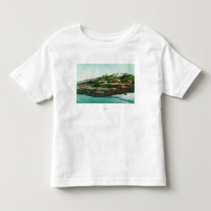 Aerial View of Cottages and Beach at la Jolla Toddler T-shirt
