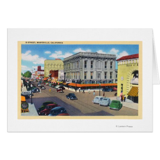 Aerial View of D Street Cards (Front Horizontal)