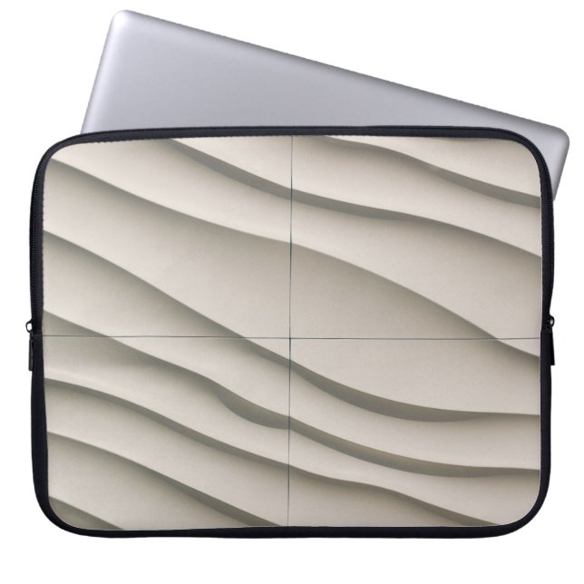 Aerial view of desert laptop sleeve (Front)