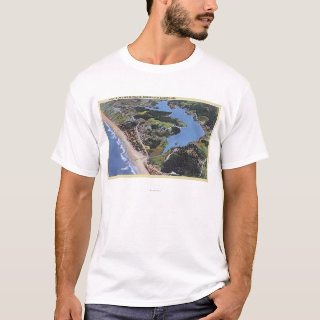 Aerial View of Devil's Lake T-Shirt (Front)