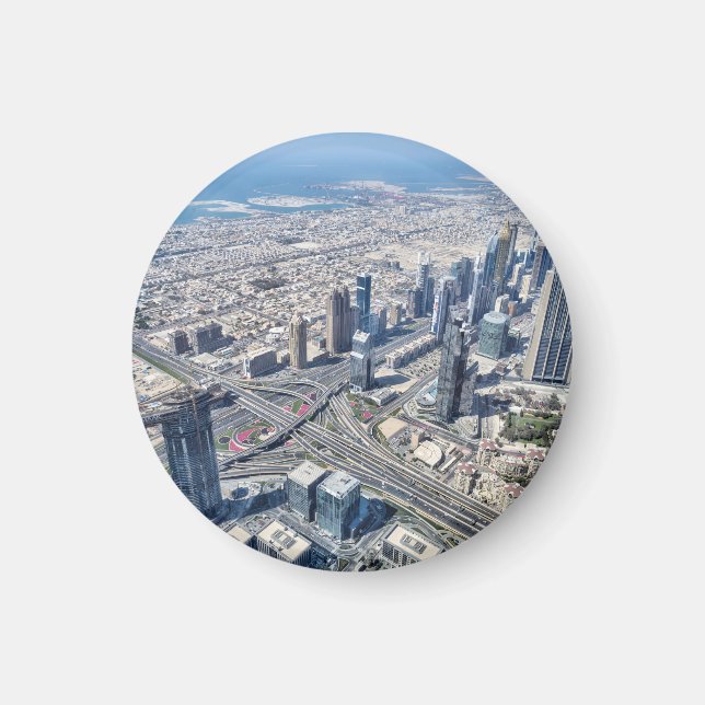 Aerial View Of Dubai Magnet (Front)