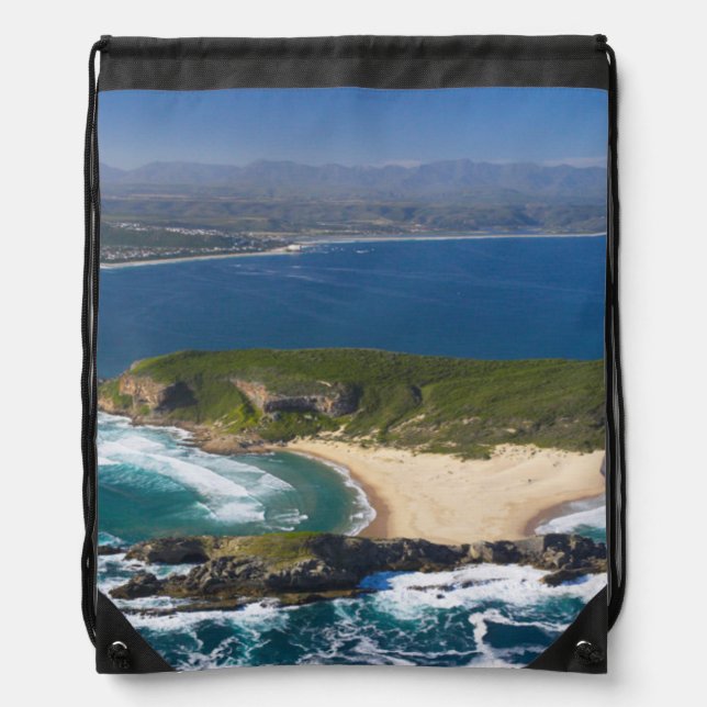 Aerial View Of Garden Route, Western Cape 2 Drawstring Bag (Front)