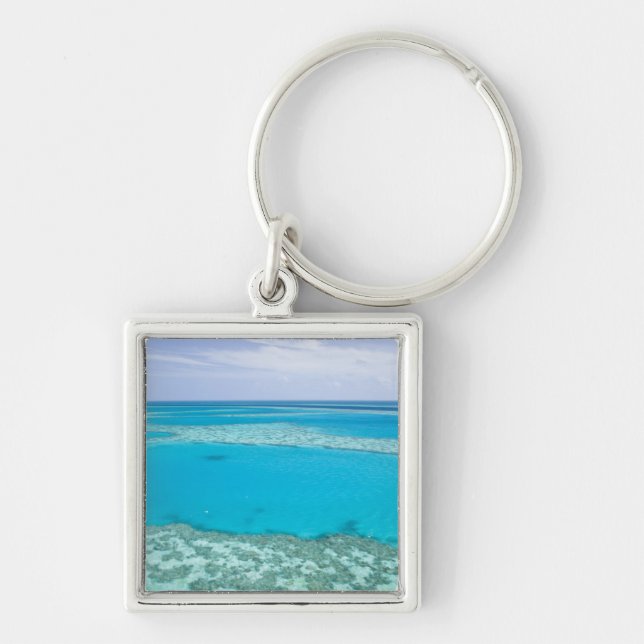 Aerial view of Great Barrier Reef by Keychain (Front)
