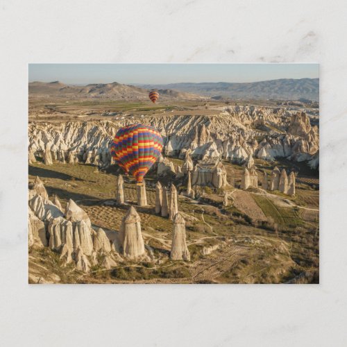 Aerial View Of Hot Air Balloons Cappadocia 2 Postcard