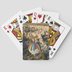 Aerial View Of Hot Air Balloons, Cappadocia Poker Cards