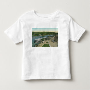 Aerial View of Hudson Navigation Dock Toddler T-shirt