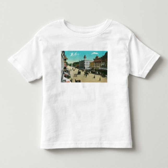 Aerial View of I StreetModesto, CA Toddler T-shirt (Front)