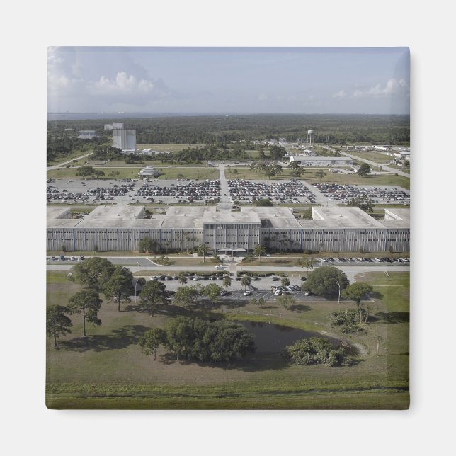 Aerial view of Kennedy Space Center Magnet (Front)