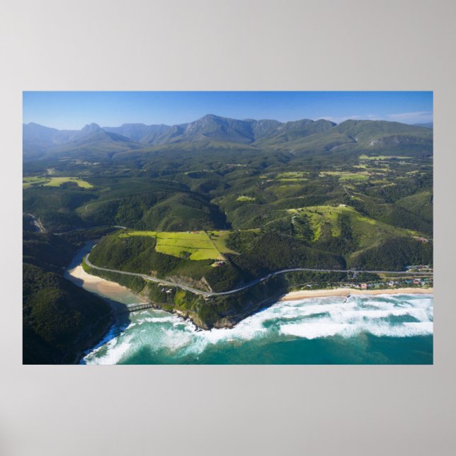 Aerial View Of Keurbooms River, Garden Route Poster (Front)