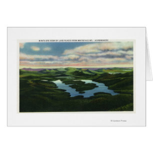 Aerial View of Lake Placid Cards