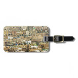 Aerial View of Lima Outskirts, Peru Luggage Tag Aerial View of Lima Outskirts, Peru Luggage Tag