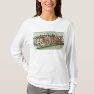 Aerial View of Luna Park Caf� and Natatorium T-Shirt