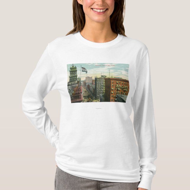 Aerial View of Main Street 2 T-Shirt (Front)