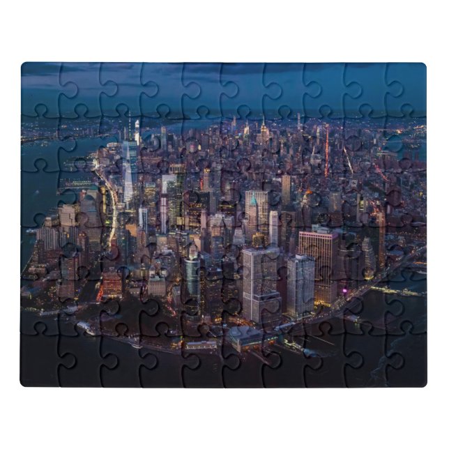 Aerial View of Manhattan Jigsaw Puzzle (Puzzle Horizontal)
