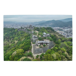 Aerial View of Matsuyama Castle Metal Print